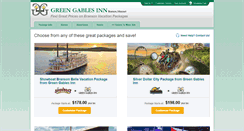 Desktop Screenshot of greengables.reservebranson.com